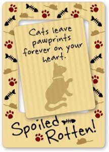 Spoiled Rotten Dog Picture Frame Magnet